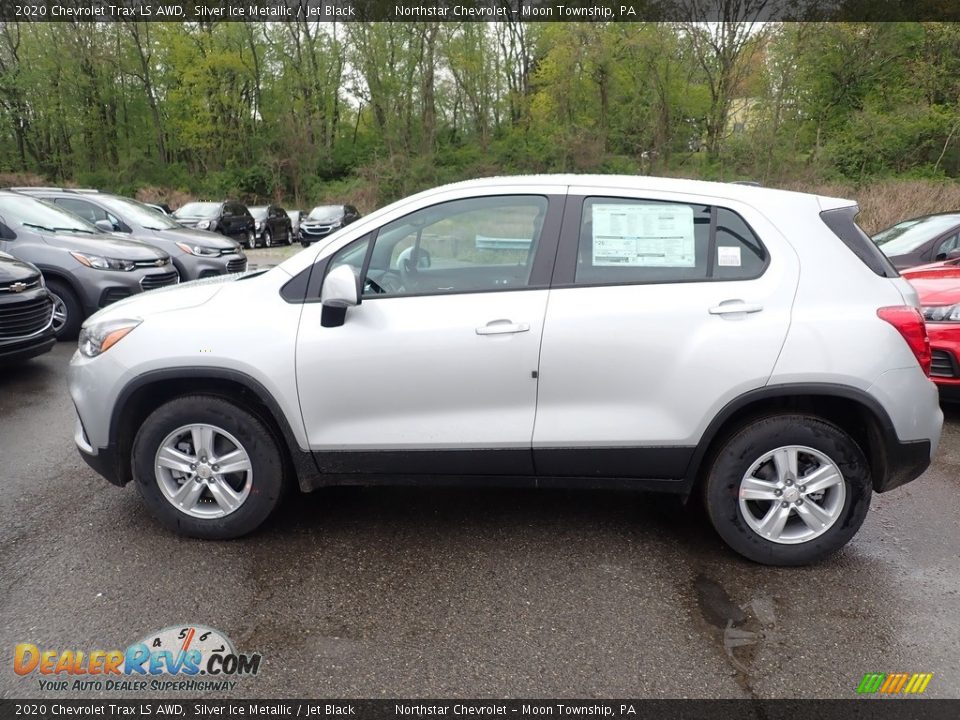 2020 Chevrolet Trax LS AWD Silver Ice Metallic / Jet Black Photo #3