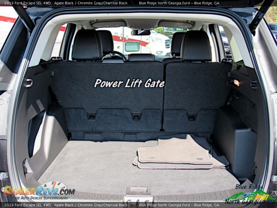 2019 Ford Escape SEL 4WD Agate Black / Chromite Gray/Charcoal Black Photo #13