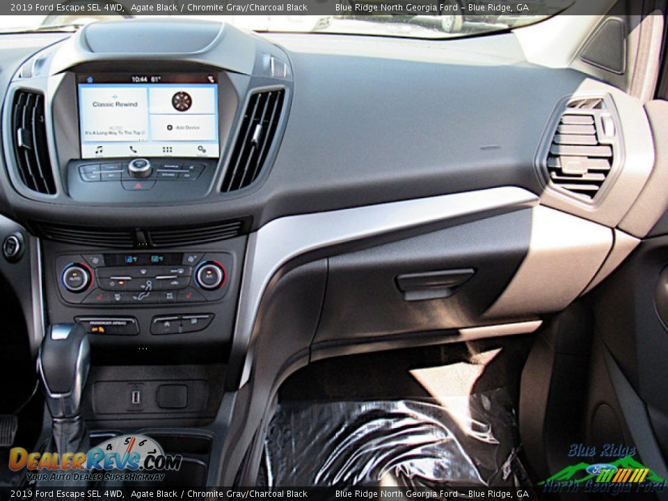 2019 Ford Escape SEL 4WD Agate Black / Chromite Gray/Charcoal Black Photo #16