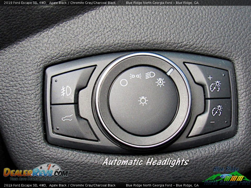 2019 Ford Escape SEL 4WD Agate Black / Chromite Gray/Charcoal Black Photo #23