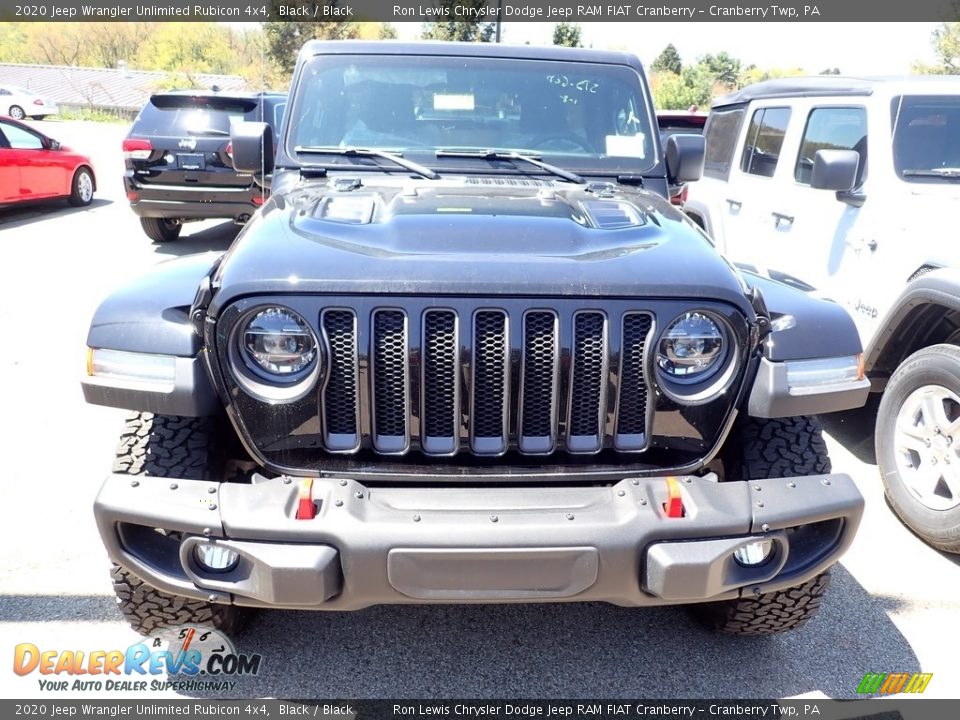2020 Jeep Wrangler Unlimited Rubicon 4x4 Black / Black Photo #8