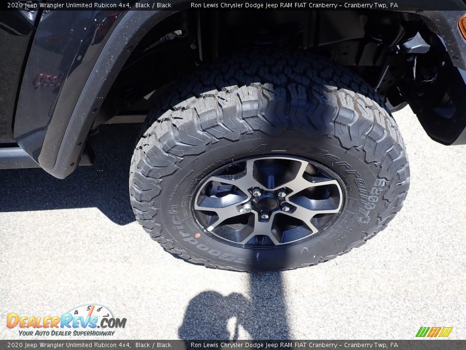 2020 Jeep Wrangler Unlimited Rubicon 4x4 Black / Black Photo #9