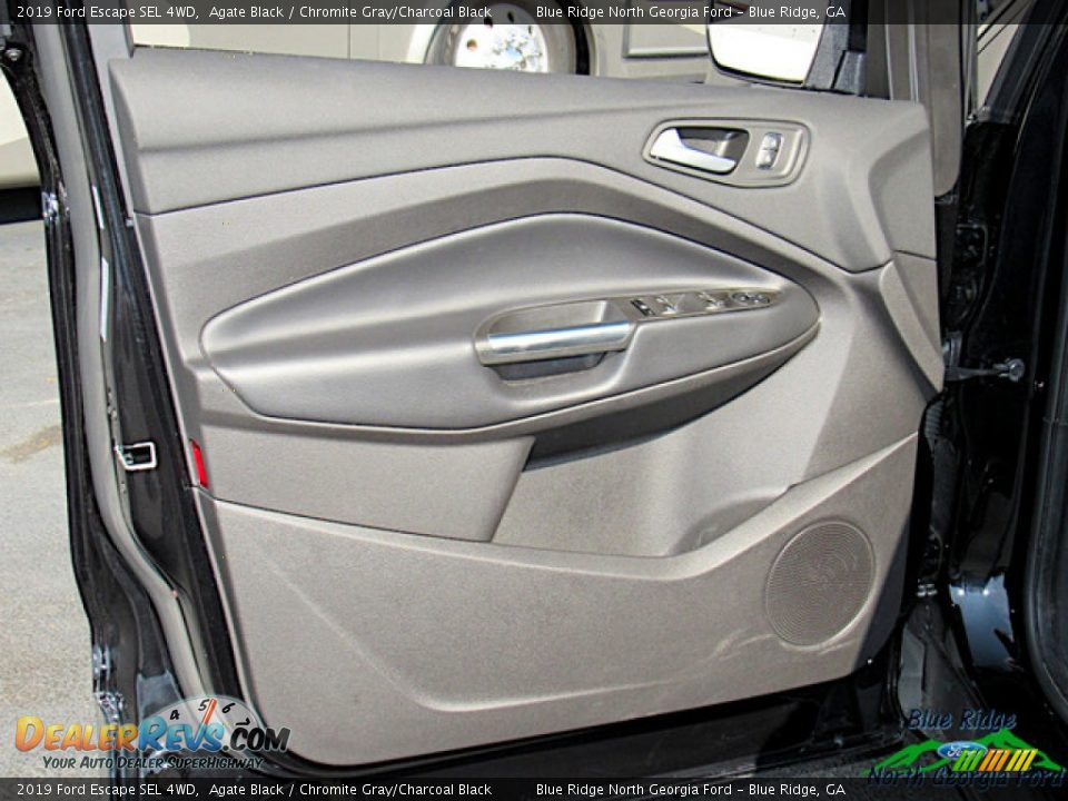 2019 Ford Escape SEL 4WD Agate Black / Chromite Gray/Charcoal Black Photo #26