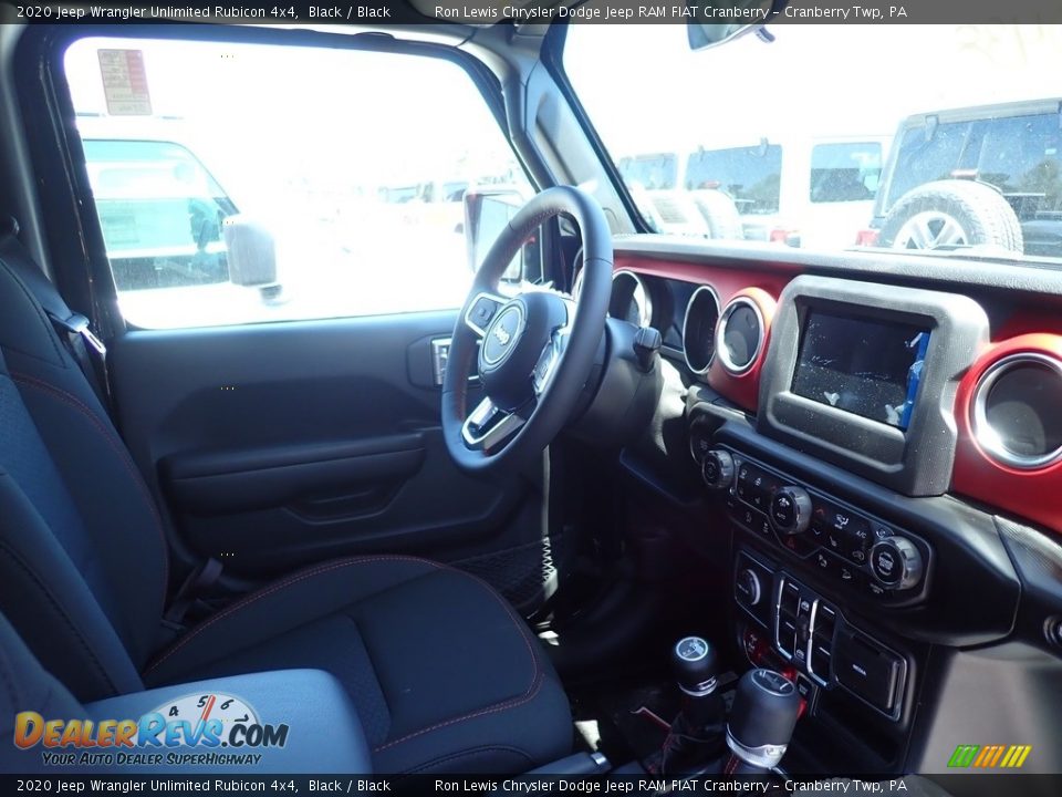 2020 Jeep Wrangler Unlimited Rubicon 4x4 Black / Black Photo #11