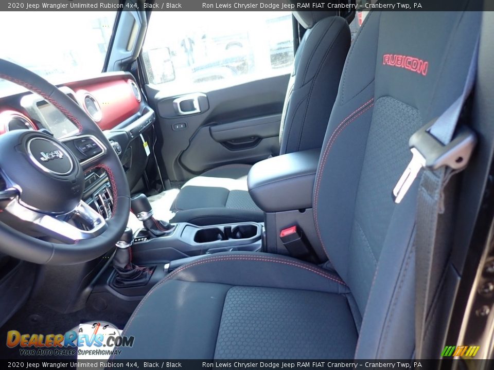 2020 Jeep Wrangler Unlimited Rubicon 4x4 Black / Black Photo #12