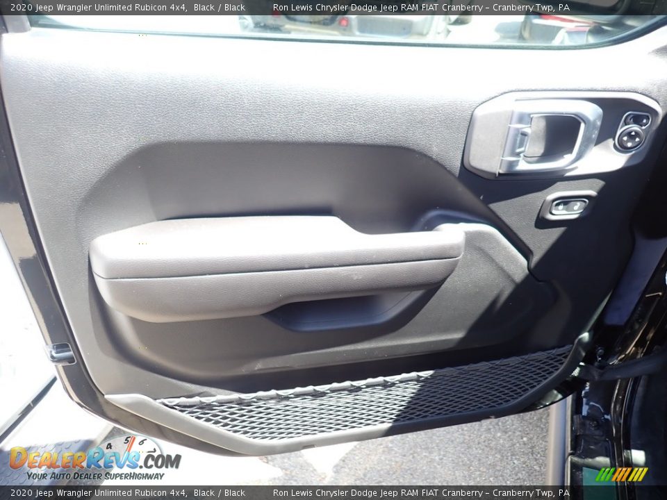 2020 Jeep Wrangler Unlimited Rubicon 4x4 Black / Black Photo #13