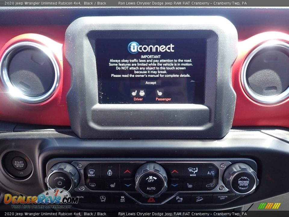 2020 Jeep Wrangler Unlimited Rubicon 4x4 Black / Black Photo #16