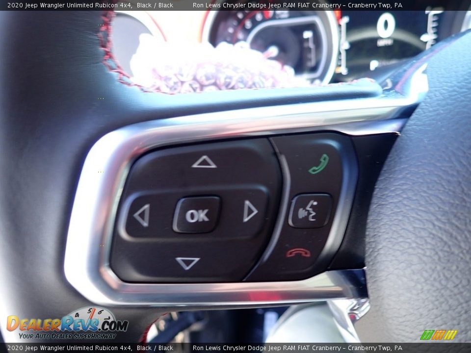 2020 Jeep Wrangler Unlimited Rubicon 4x4 Black / Black Photo #19