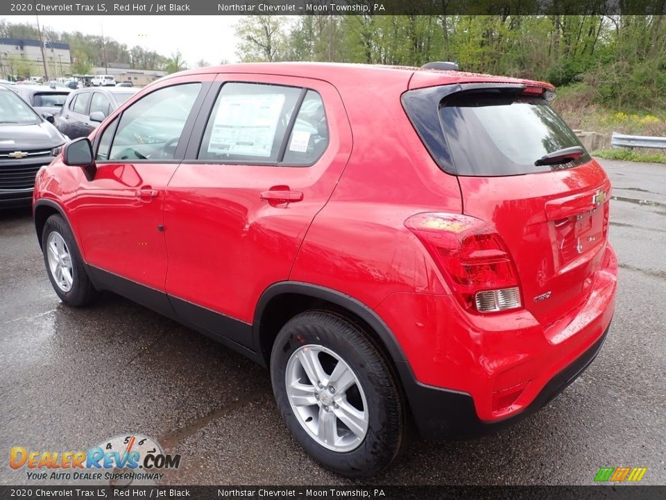 2020 Chevrolet Trax LS Red Hot / Jet Black Photo #3