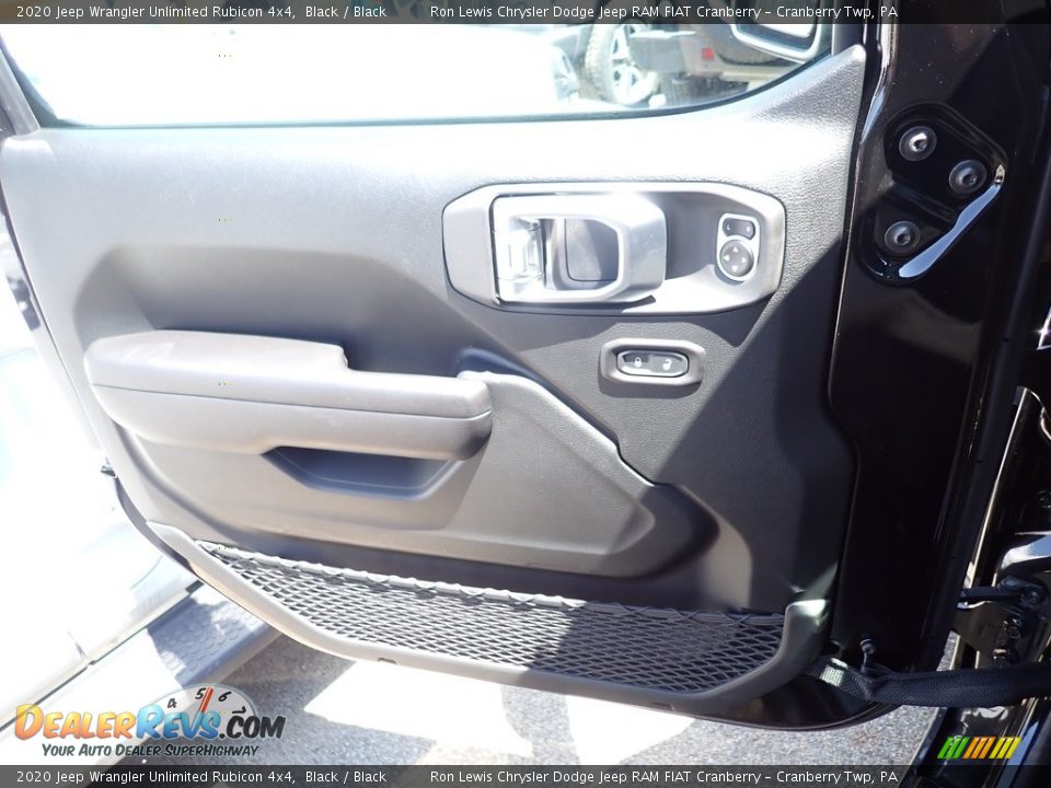 2020 Jeep Wrangler Unlimited Rubicon 4x4 Black / Black Photo #20
