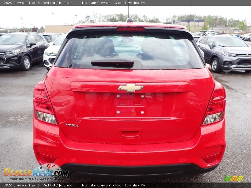 2020 Chevrolet Trax LS Red Hot / Jet Black Photo #4