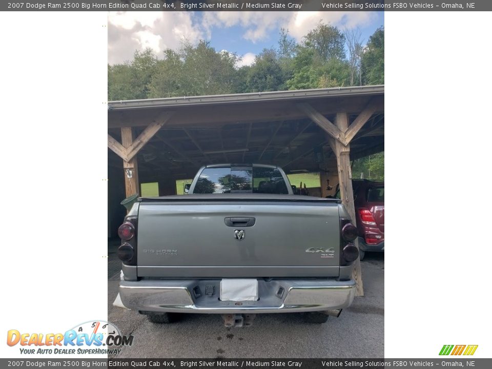 2007 Dodge Ram 2500 Big Horn Edition Quad Cab 4x4 Bright Silver Metallic / Medium Slate Gray Photo #15