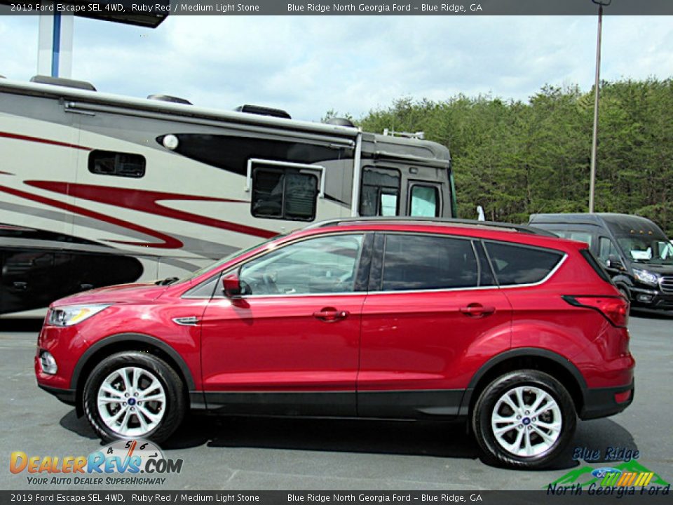 2019 Ford Escape SEL 4WD Ruby Red / Medium Light Stone Photo #2