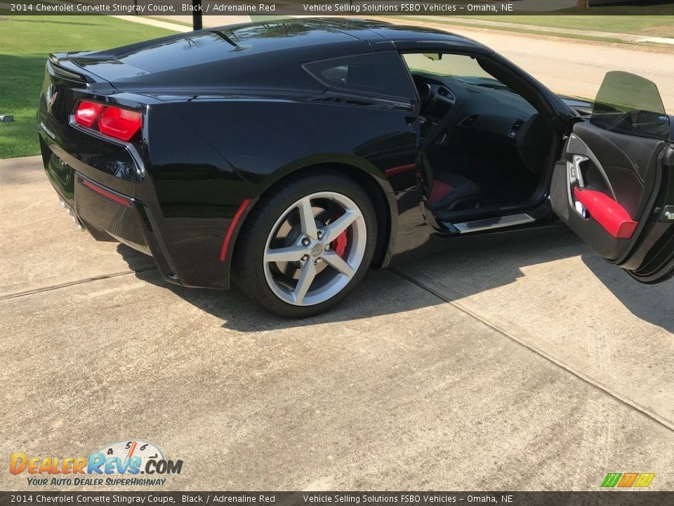 2014 Chevrolet Corvette Stingray Coupe Black / Adrenaline Red Photo #3