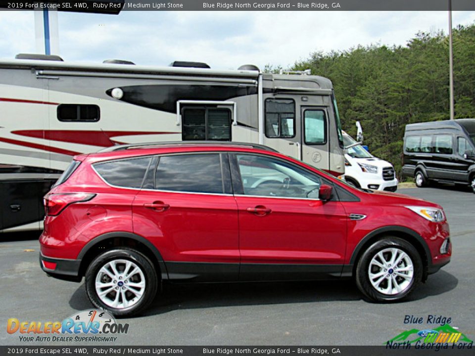 2019 Ford Escape SEL 4WD Ruby Red / Medium Light Stone Photo #6