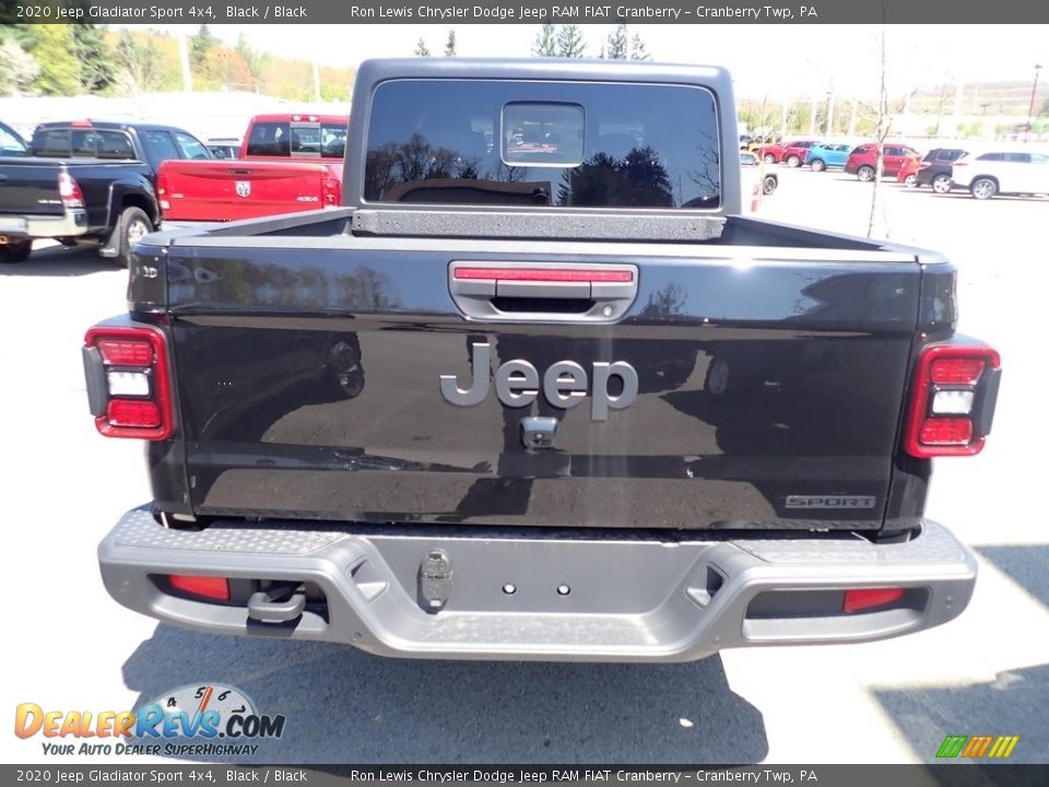 2020 Jeep Gladiator Sport 4x4 Black / Black Photo #5