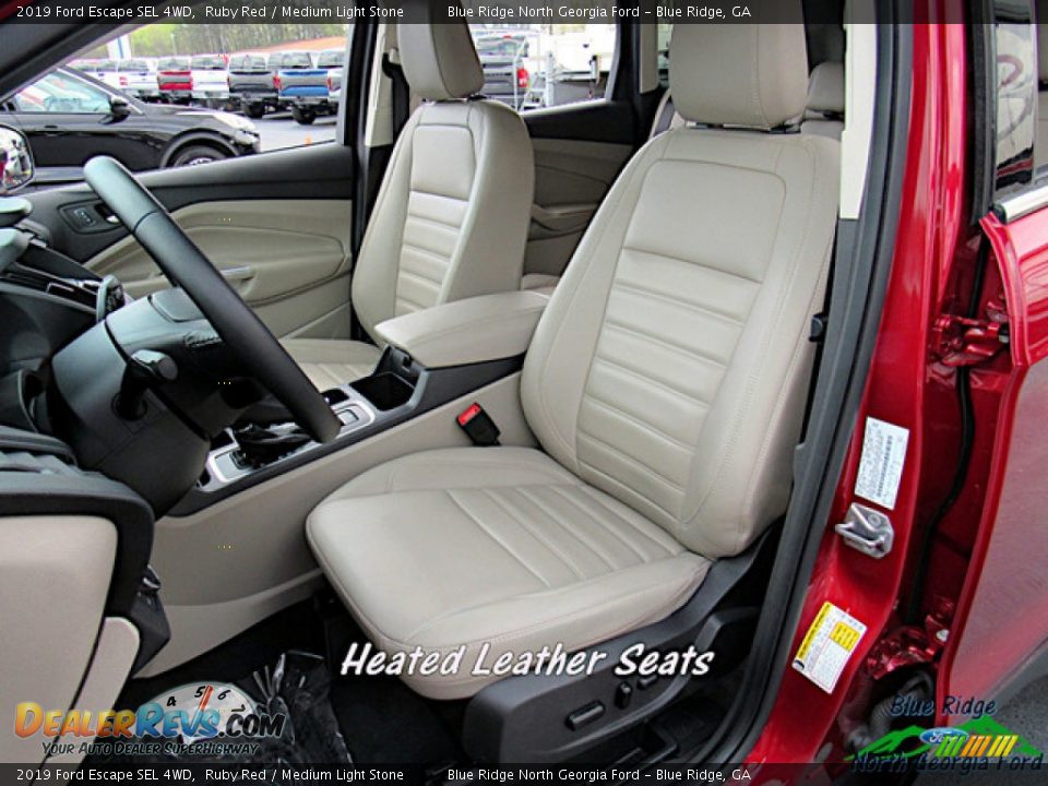2019 Ford Escape SEL 4WD Ruby Red / Medium Light Stone Photo #10