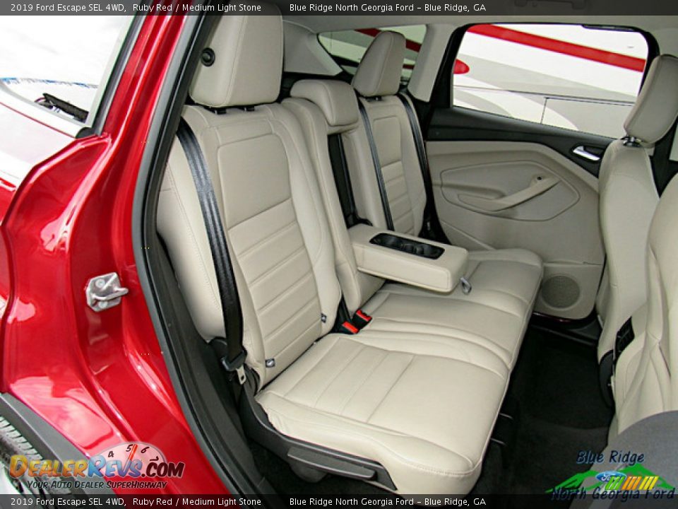 2019 Ford Escape SEL 4WD Ruby Red / Medium Light Stone Photo #12