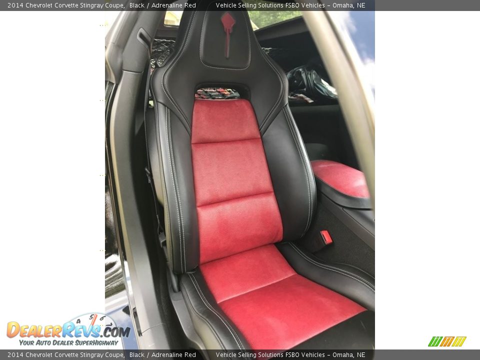 2014 Chevrolet Corvette Stingray Coupe Black / Adrenaline Red Photo #13