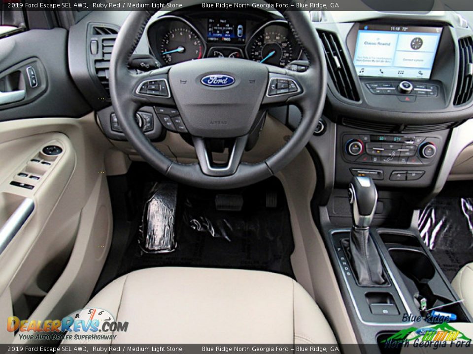 2019 Ford Escape SEL 4WD Ruby Red / Medium Light Stone Photo #14