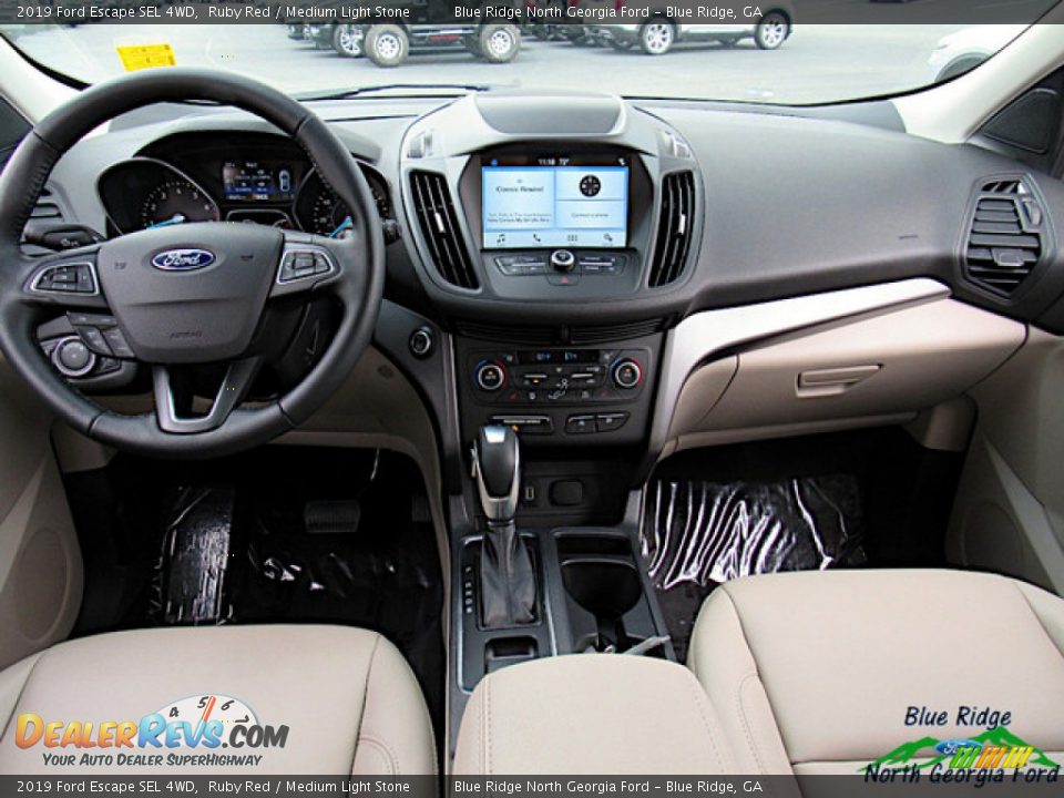 2019 Ford Escape SEL 4WD Ruby Red / Medium Light Stone Photo #15