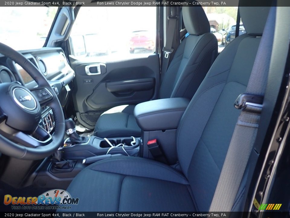 2020 Jeep Gladiator Sport 4x4 Black / Black Photo #14