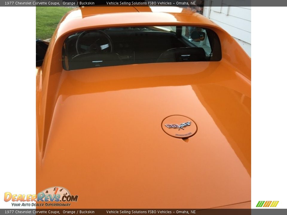 1977 Chevrolet Corvette Coupe Orange / Buckskin Photo #11