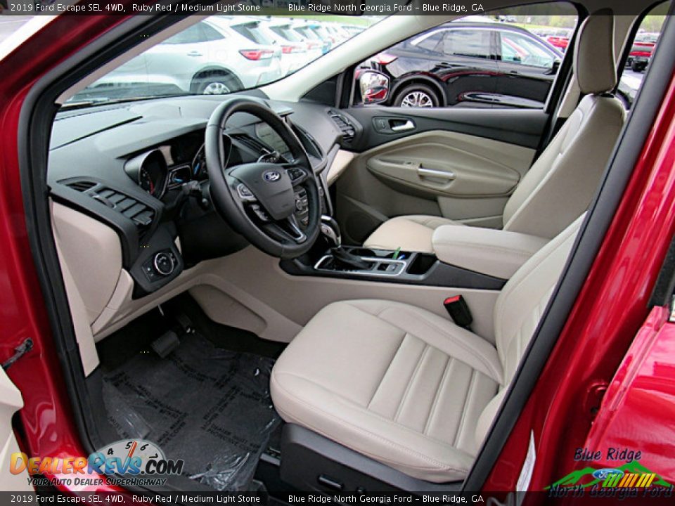 2019 Ford Escape SEL 4WD Ruby Red / Medium Light Stone Photo #27