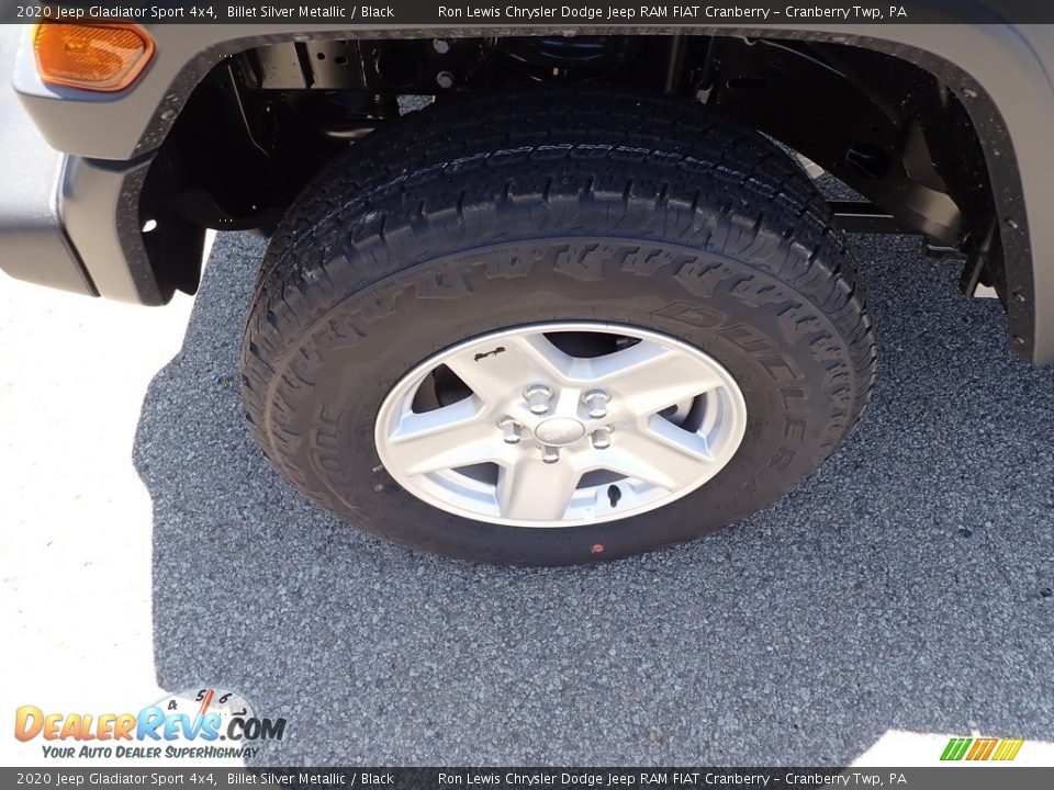 2020 Jeep Gladiator Sport 4x4 Billet Silver Metallic / Black Photo #2