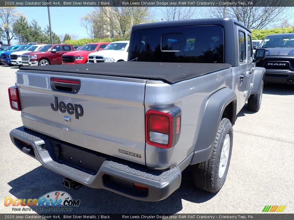 2020 Jeep Gladiator Sport 4x4 Billet Silver Metallic / Black Photo #6