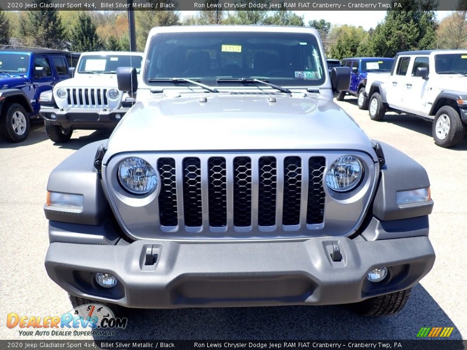 2020 Jeep Gladiator Sport 4x4 Billet Silver Metallic / Black Photo #9