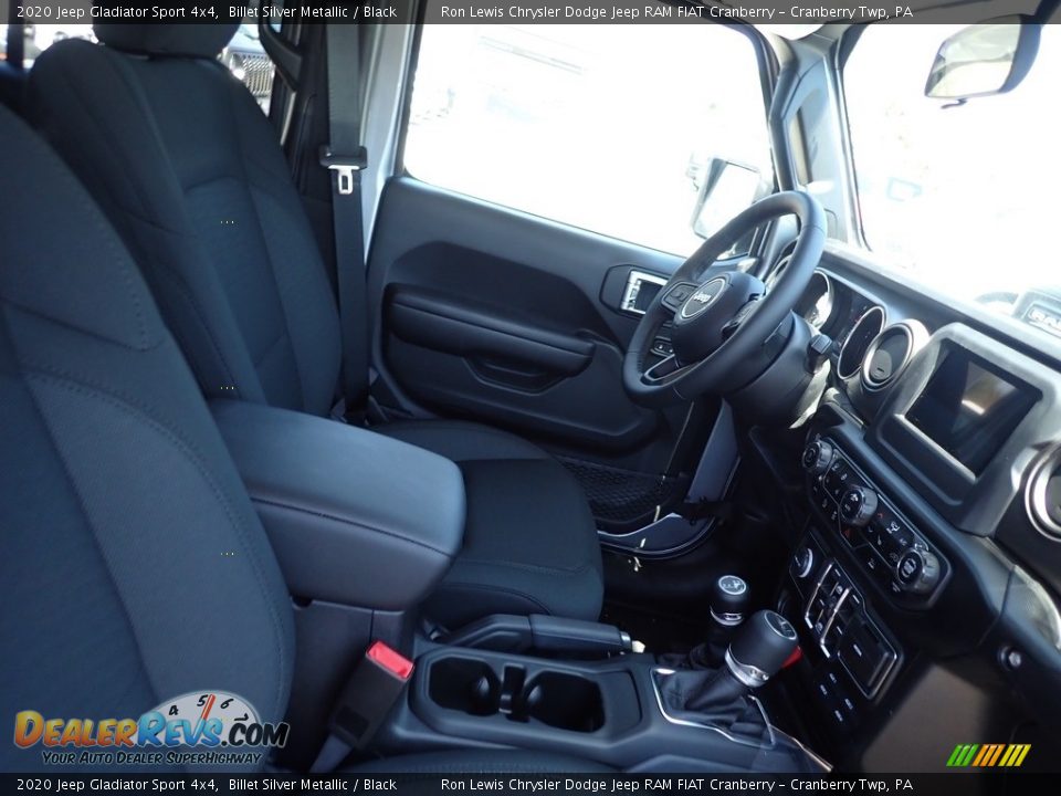 2020 Jeep Gladiator Sport 4x4 Billet Silver Metallic / Black Photo #10