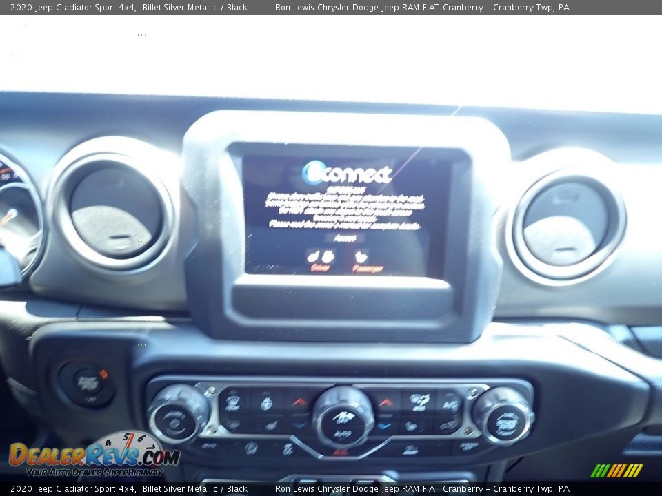 2020 Jeep Gladiator Sport 4x4 Billet Silver Metallic / Black Photo #15