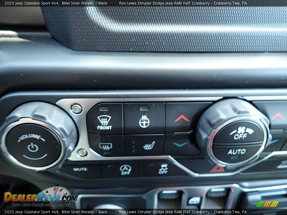 2020 Jeep Gladiator Sport 4x4 Billet Silver Metallic / Black Photo #16