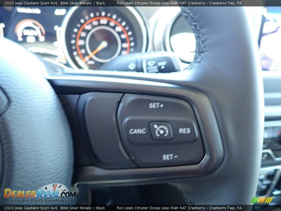 2020 Jeep Gladiator Sport 4x4 Billet Silver Metallic / Black Photo #18