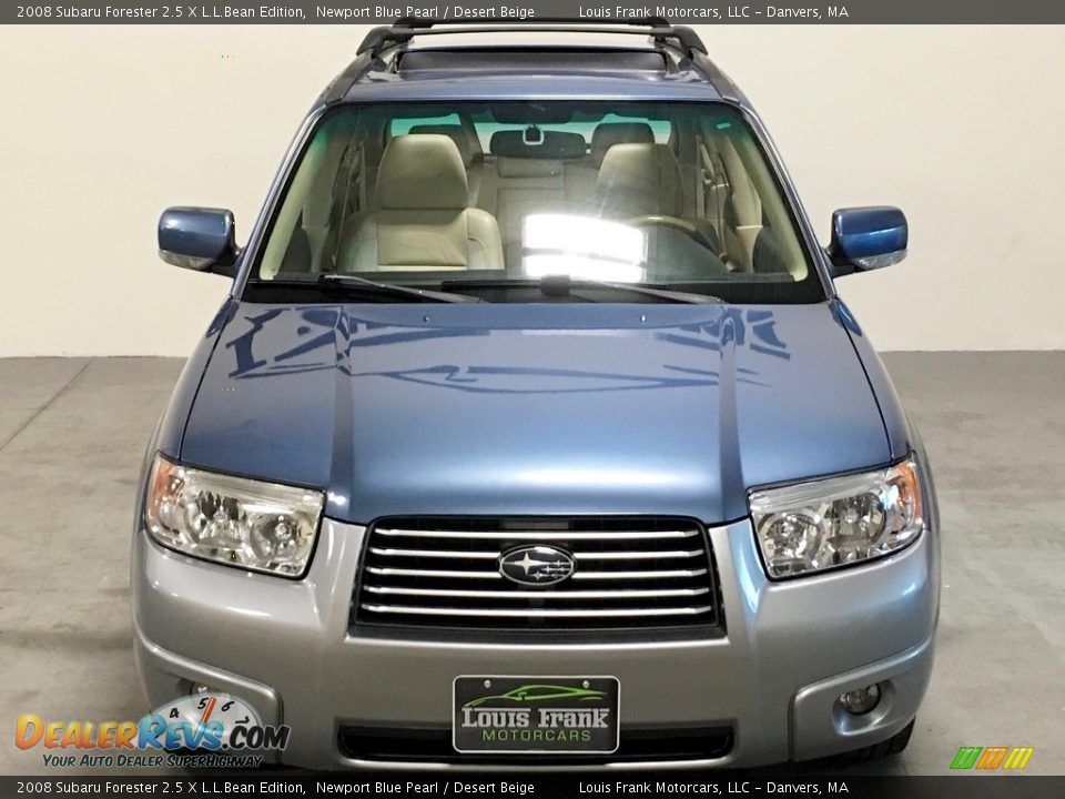 2008 Subaru Forester 2.5 X L.L.Bean Edition Newport Blue Pearl / Desert Beige Photo #7