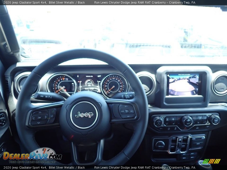 2020 Jeep Gladiator Sport 4x4 Billet Silver Metallic / Black Photo #20