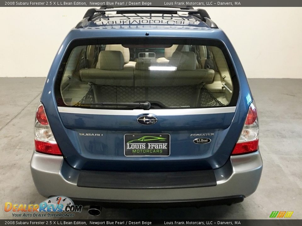 2008 Subaru Forester 2.5 X L.L.Bean Edition Newport Blue Pearl / Desert Beige Photo #8