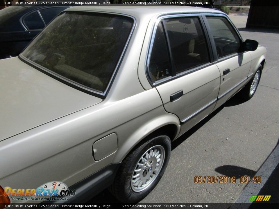 Bronzit Beige Metallic 1986 BMW 3 Series 325e Sedan Photo #15