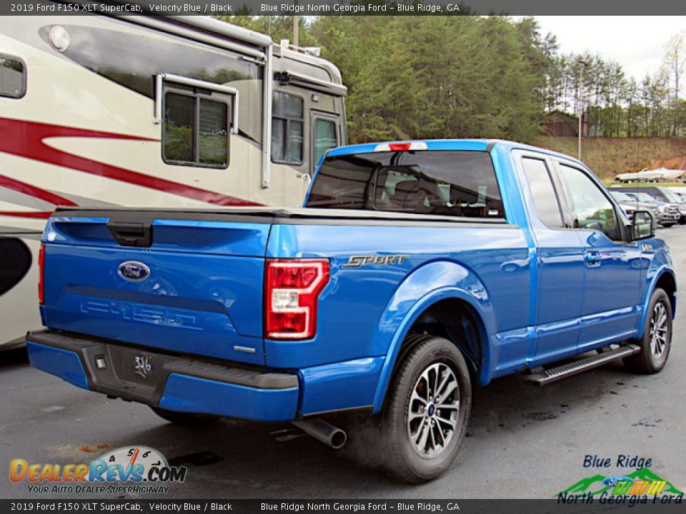 2019 Ford F150 XLT SuperCab Velocity Blue / Black Photo #5