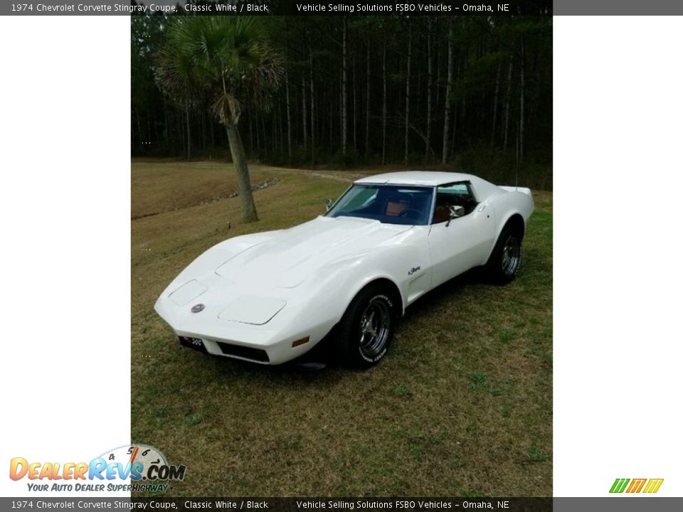 1974 Chevrolet Corvette Stingray Coupe Classic White / Black Photo #1