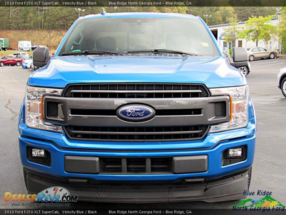2019 Ford F150 XLT SuperCab Velocity Blue / Black Photo #8
