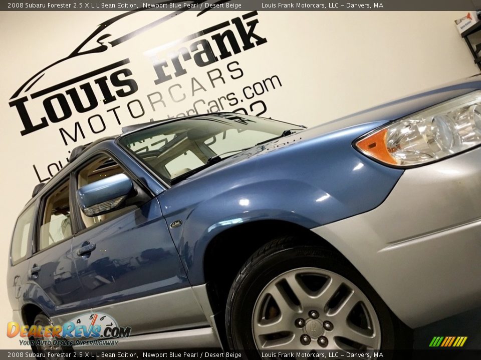 2008 Subaru Forester 2.5 X L.L.Bean Edition Newport Blue Pearl / Desert Beige Photo #20