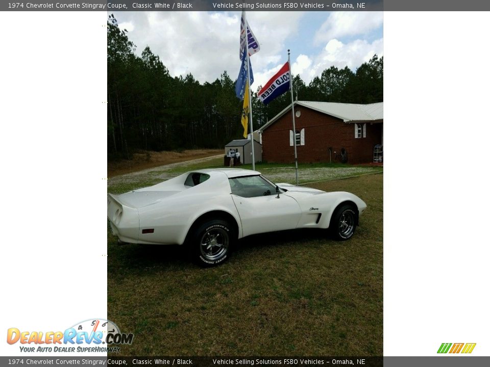 1974 Chevrolet Corvette Stingray Coupe Classic White / Black Photo #7