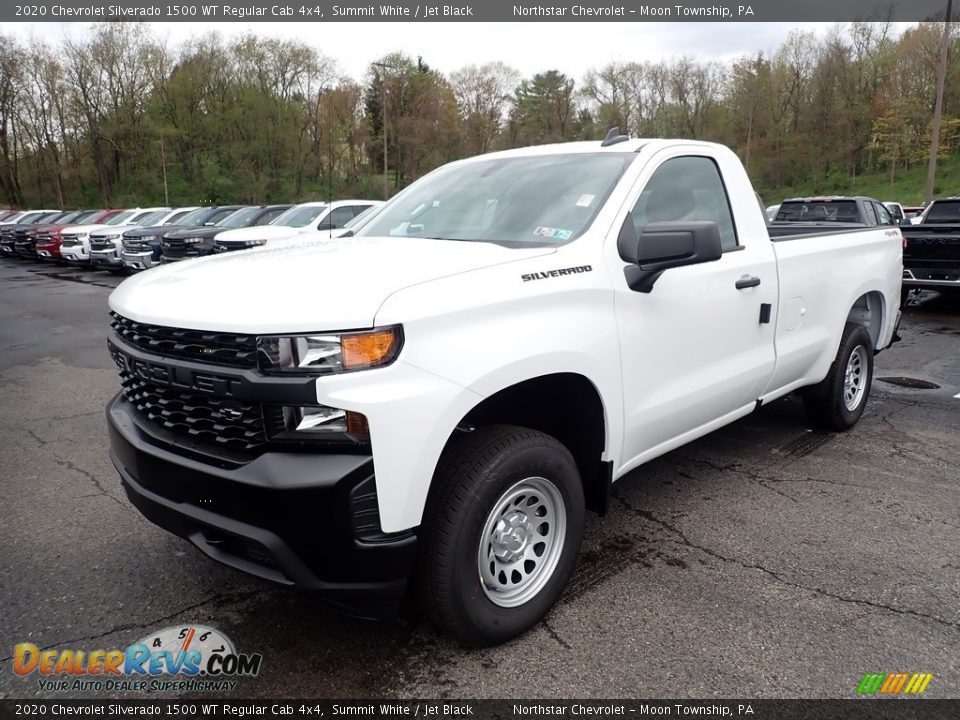 2020 Chevrolet Silverado 1500 WT Regular Cab 4x4 Summit White / Jet Black Photo #1