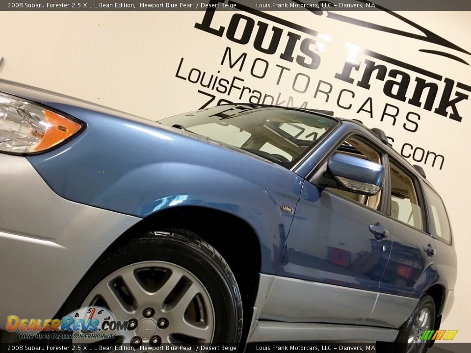 2008 Subaru Forester 2.5 X L.L.Bean Edition Newport Blue Pearl / Desert Beige Photo #22