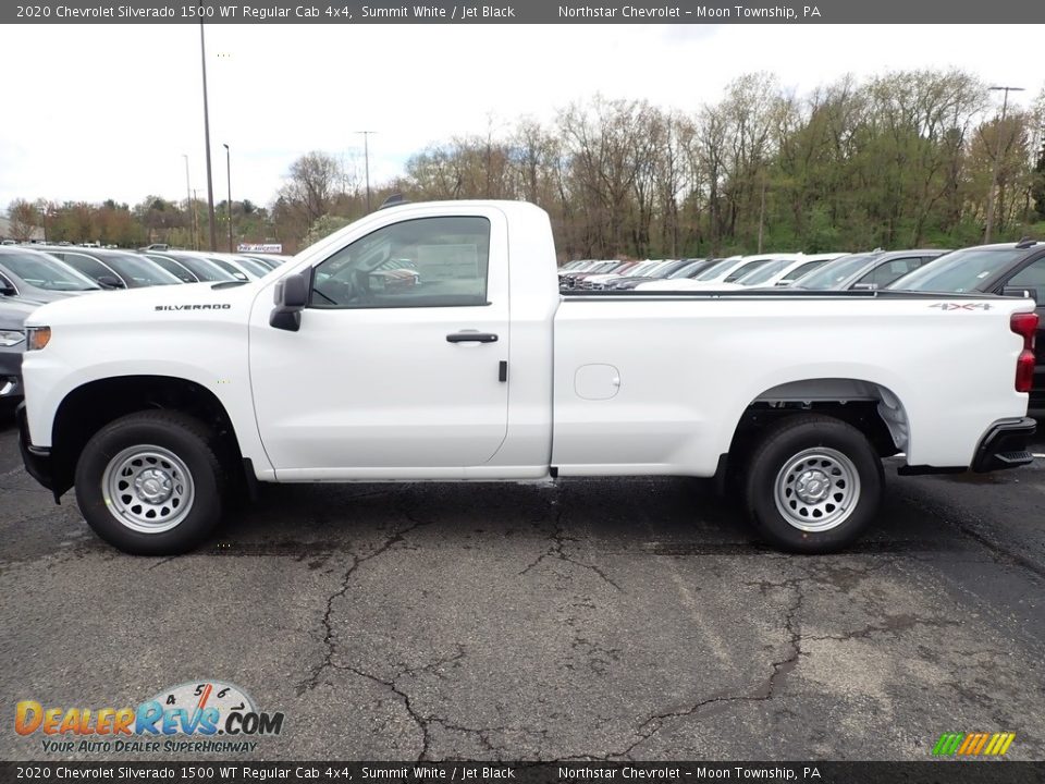 2020 Chevrolet Silverado 1500 WT Regular Cab 4x4 Summit White / Jet Black Photo #2