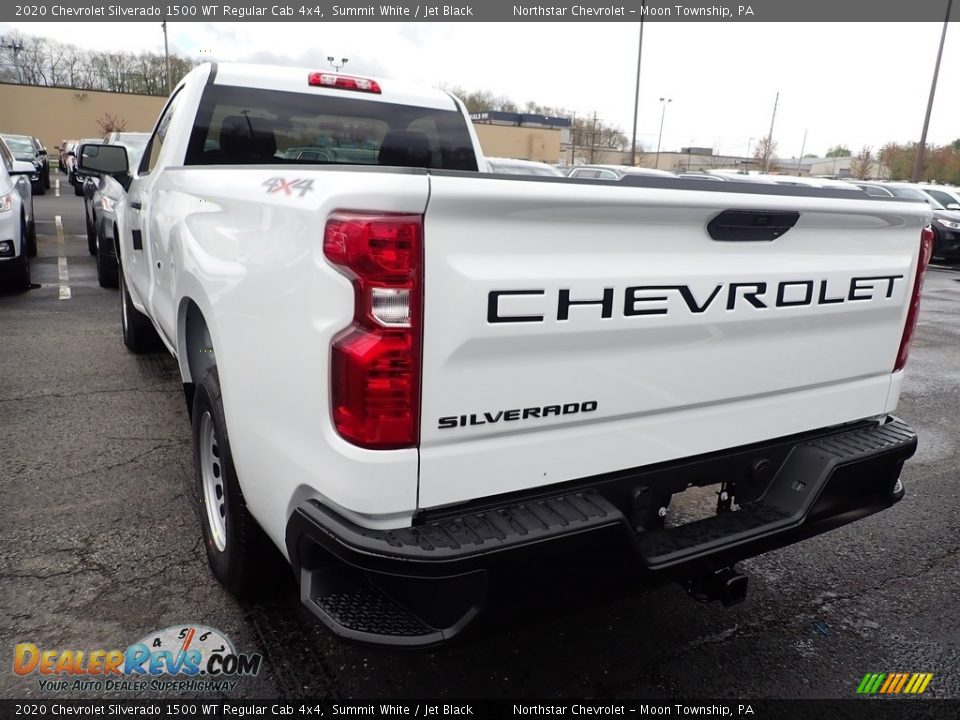 2020 Chevrolet Silverado 1500 WT Regular Cab 4x4 Summit White / Jet Black Photo #3