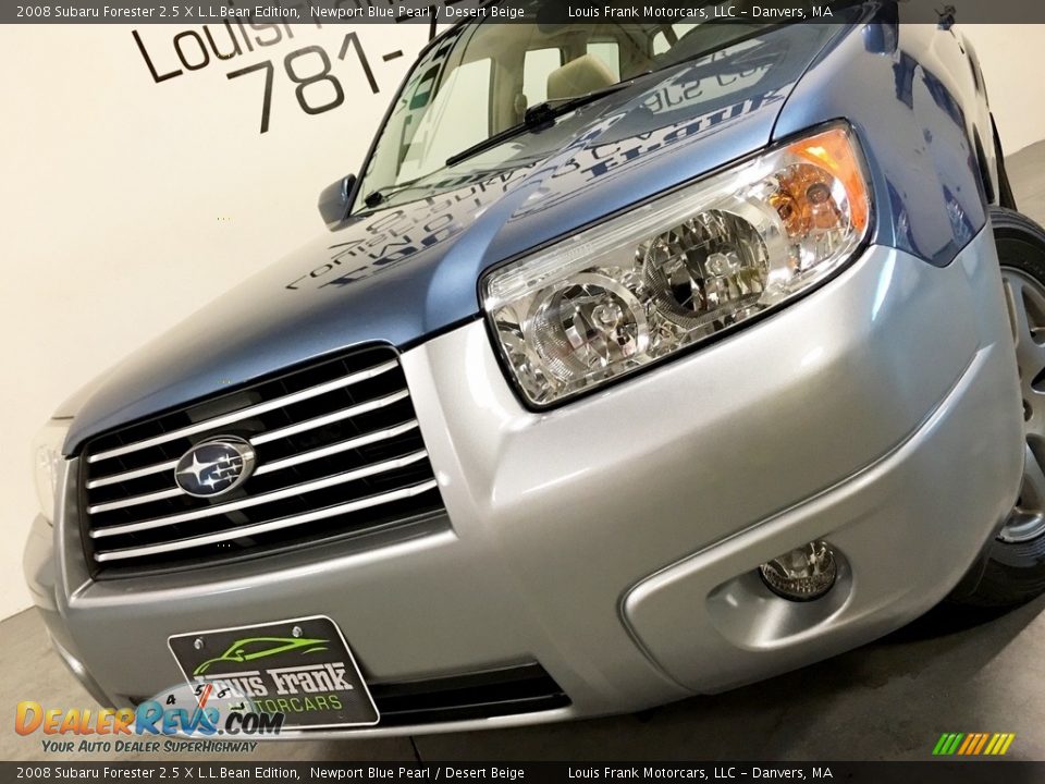 2008 Subaru Forester 2.5 X L.L.Bean Edition Newport Blue Pearl / Desert Beige Photo #24