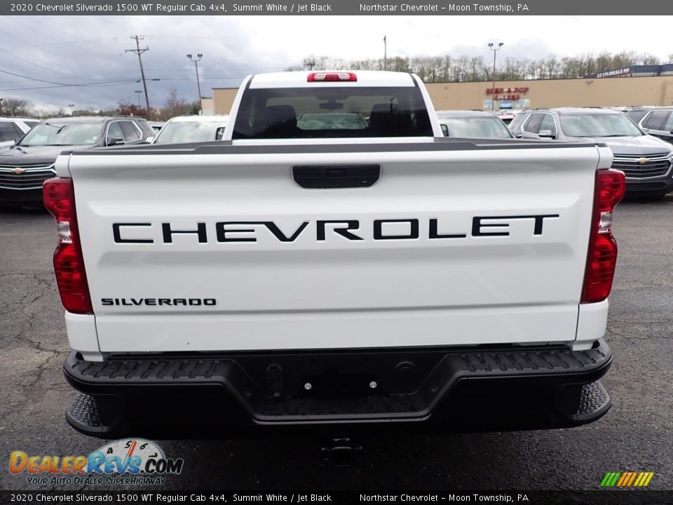 2020 Chevrolet Silverado 1500 WT Regular Cab 4x4 Summit White / Jet Black Photo #4